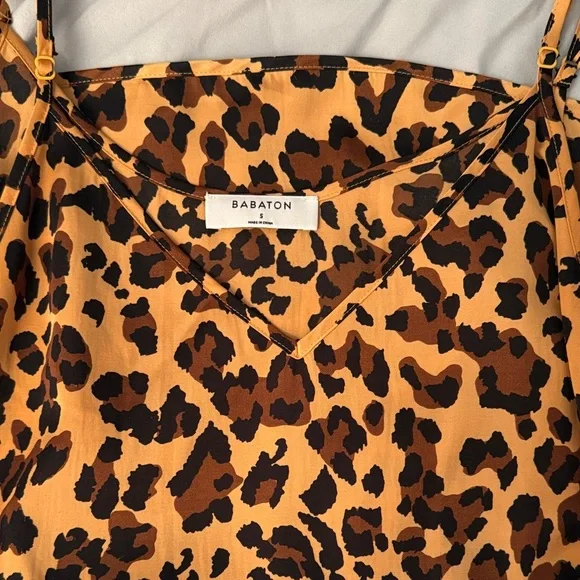 Babaton Aritzia size S Leopard Print Camisole Top - Picture 5 of 5